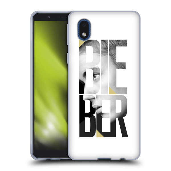 Justin Bieber Purpose B&w Mirror Calendar Text Soft Gel Case for Samsung Galaxy A01 Core (2020)
