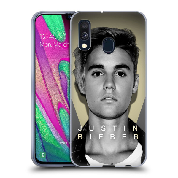 Justin Bieber Purpose B&w What Do You Mean Shot Soft Gel Case for Samsung Galaxy A40 (2019)