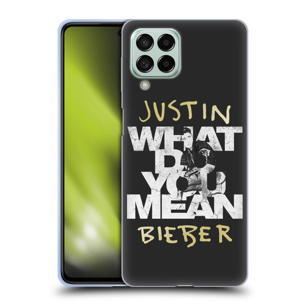 Justin Bieber Purpose B&w What Do You Mean Typography Soft Gel Case for Samsung Galaxy M53 (2022)