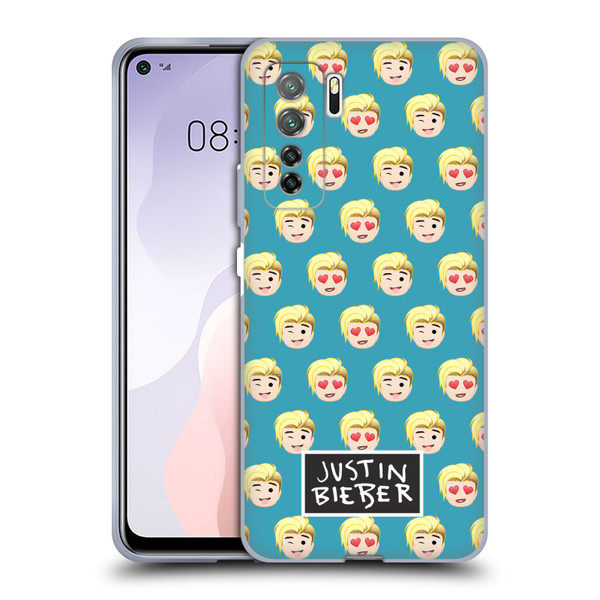 Justin Bieber Justmojis Patterns Soft Gel Case for Huawei Nova 7 SE/P40 Lite 5G