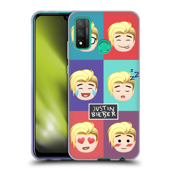 Justin Bieber Justmojis Cute Faces Soft Gel Case for Huawei P Smart (2020)