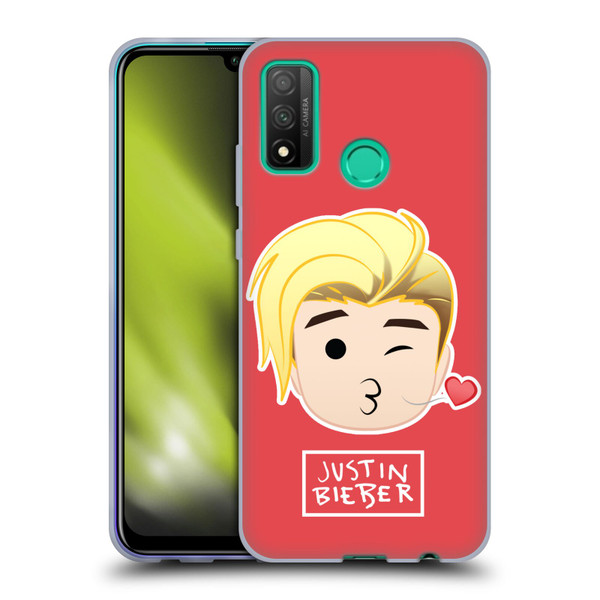 Justin Bieber Justmojis Kiss Soft Gel Case for Huawei P Smart (2020)