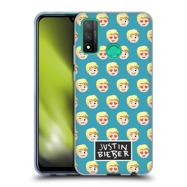 Justin Bieber Justmojis Patterns Soft Gel Case for Huawei P Smart (2020)