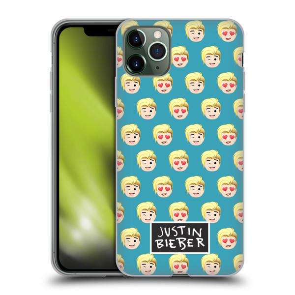 Justin Bieber Justmojis Patterns Soft Gel Case for Apple iPhone 11 Pro Max