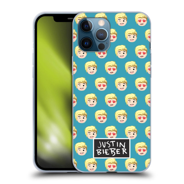 Justin Bieber Justmojis Patterns Soft Gel Case for Apple iPhone 12 Pro Max
