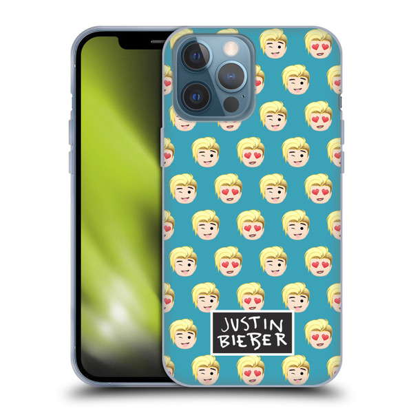 Justin Bieber Justmojis Patterns Soft Gel Case for Apple iPhone 13 Pro Max