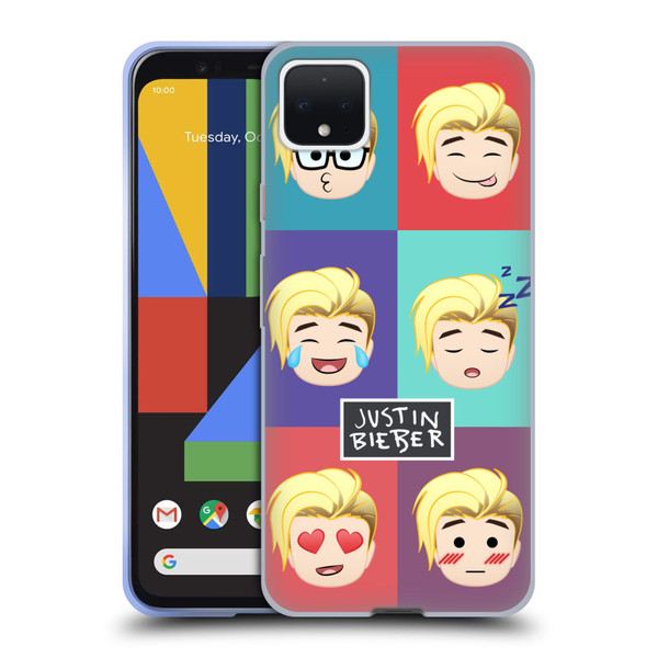 Justin Bieber Justmojis Cute Faces Soft Gel Case for Google Pixel 4 XL