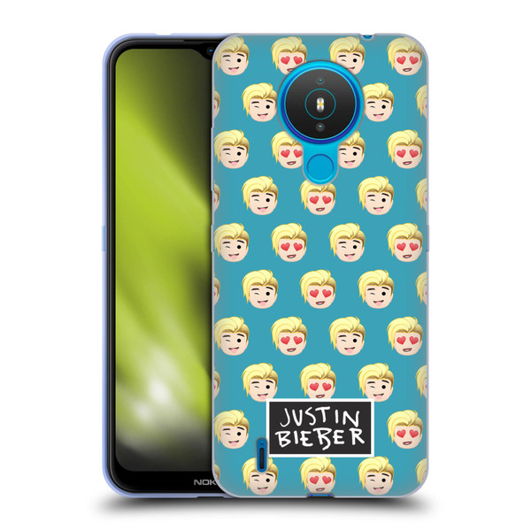Justin Bieber Justmojis Patterns Soft Gel Case for Nokia 1.4