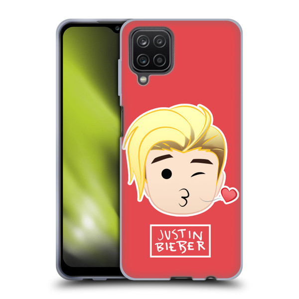 Justin Bieber Justmojis Kiss Soft Gel Case for Samsung Galaxy A12 (2020)