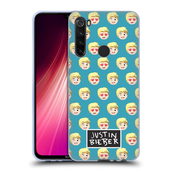 Justin Bieber Justmojis Patterns Soft Gel Case for Xiaomi Redmi Note 8T