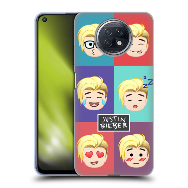 Justin Bieber Justmojis Cute Faces Soft Gel Case for Xiaomi Redmi Note 9T 5G