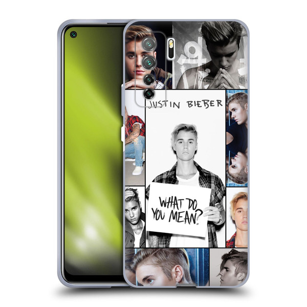 Justin Bieber Purpose Grid Poster Soft Gel Case for Huawei Nova 7 SE/P40 Lite 5G