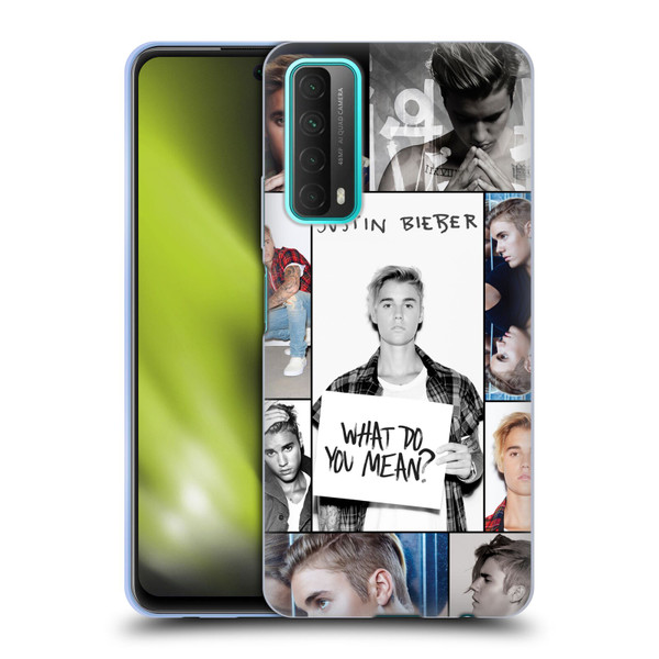 Justin Bieber Purpose Grid Poster Soft Gel Case for Huawei P Smart (2021)