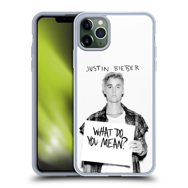 Justin Bieber Purpose What Do You Mean Photo Soft Gel Case for Apple iPhone 11 Pro Max