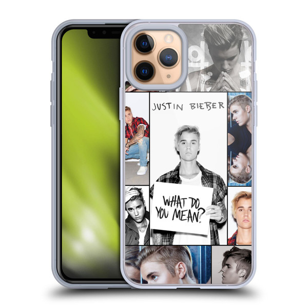 Justin Bieber Purpose Grid Poster Soft Gel Case for Apple iPhone 11 Pro