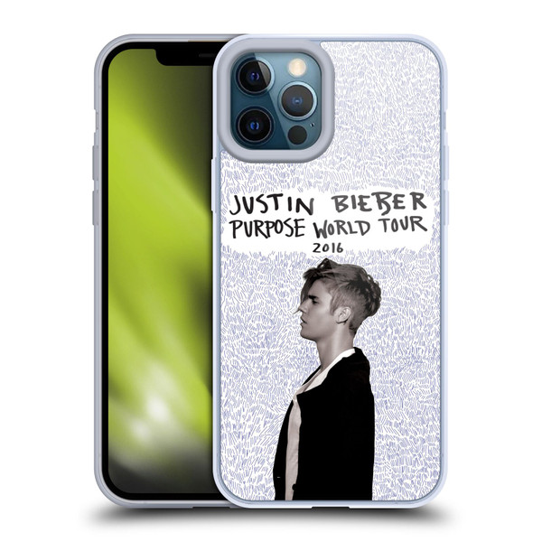 Justin Bieber Purpose World Tour 2016 Soft Gel Case for Apple iPhone 12 Pro Max