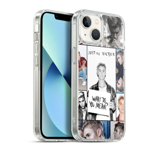 Justin Bieber Purpose Grid Poster Soft Gel Case for Apple iPhone 13