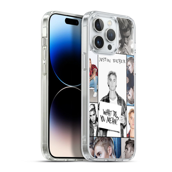 Justin Bieber Purpose Grid Poster Soft Gel Case for Apple iPhone 13 Pro Max & MagSafe