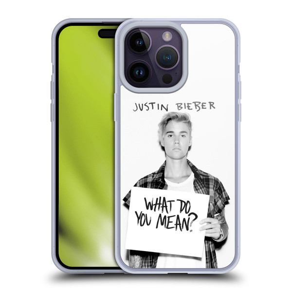 Justin Bieber Purpose What Do You Mean Photo Soft Gel Case for Apple iPhone 14 Pro Max