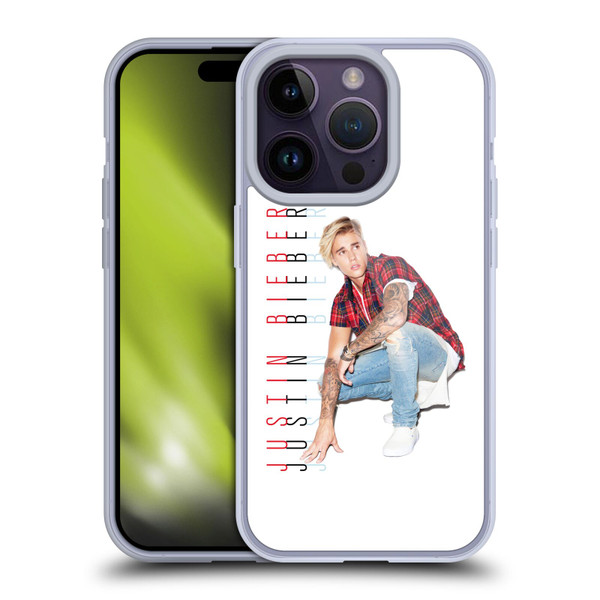 Justin Bieber Purpose Calendar Photo And Text Soft Gel Case for Apple iPhone 14 Pro