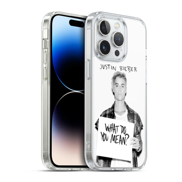 Justin Bieber Purpose What Do You Mean Photo Soft Gel Case for Apple iPhone 14 Pro & MagSafe