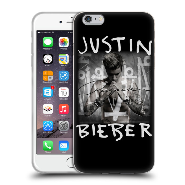 Justin Bieber Purpose Album Cover Soft Gel Case for Apple iPhone 6 Plus / iPhone 6s Plus