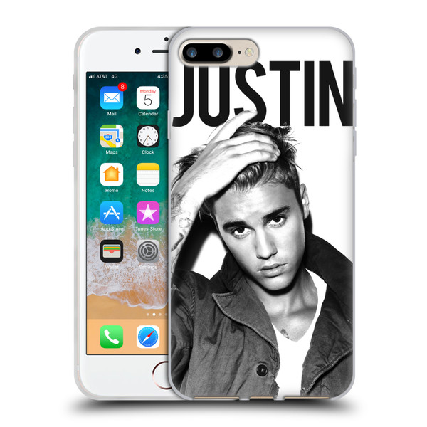 Justin Bieber Purpose Calendar Black And White Soft Gel Case for Apple iPhone 7 Plus / iPhone 8 Plus
