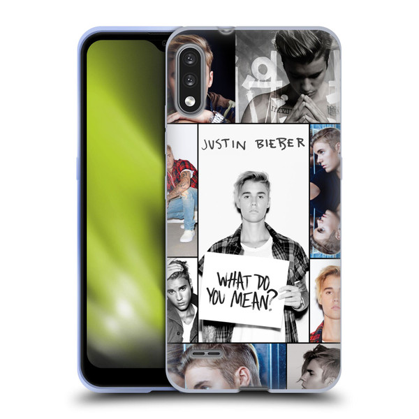 Justin Bieber Purpose Grid Poster Soft Gel Case for LG K22