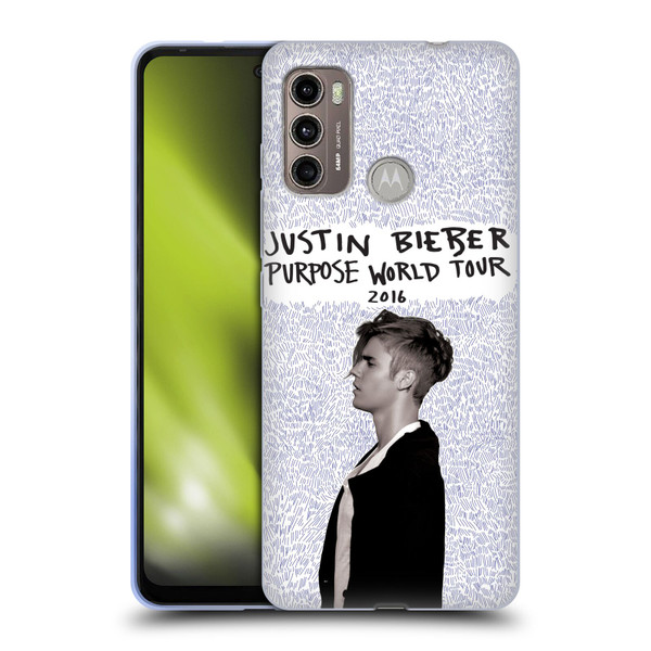 Justin Bieber Purpose World Tour 2016 Soft Gel Case for Motorola Moto G60 / Moto G40 Fusion