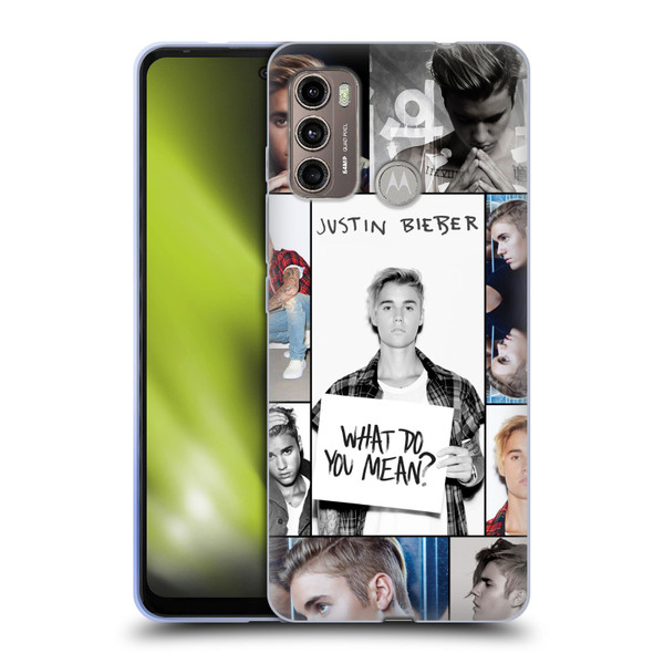 Justin Bieber Purpose Grid Poster Soft Gel Case for Motorola Moto G60 / Moto G40 Fusion
