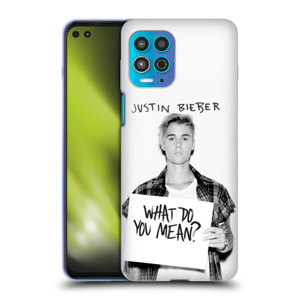 Justin Bieber Purpose What Do You Mean Photo Soft Gel Case for Motorola Moto G100