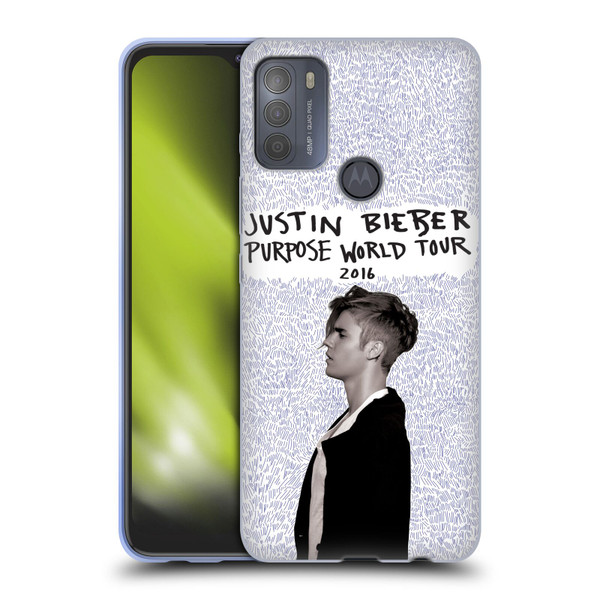 Justin Bieber Purpose World Tour 2016 Soft Gel Case for Motorola Moto G50