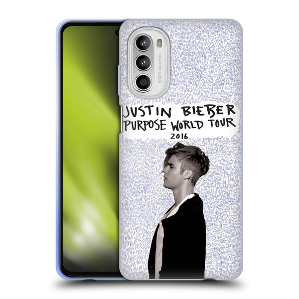 Justin Bieber Purpose World Tour 2016 Soft Gel Case for Motorola Moto G52