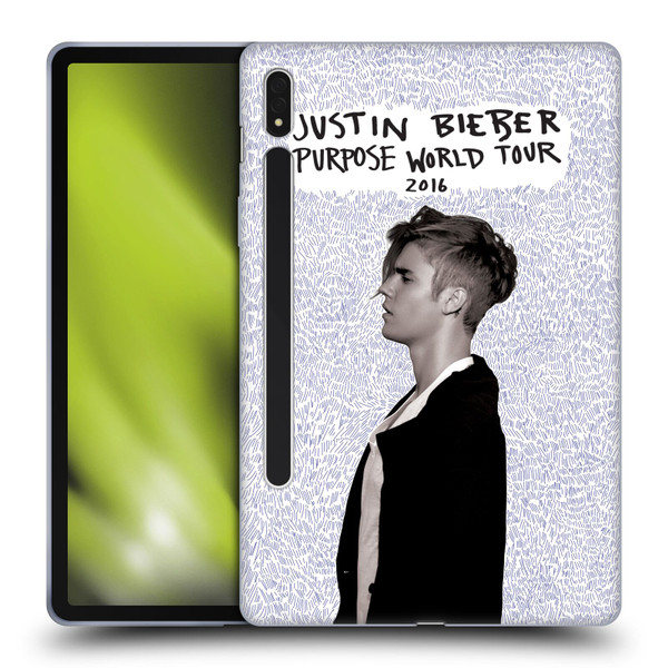 Justin Bieber Purpose World Tour 2016 Soft Gel Case for Samsung Galaxy Tab S8