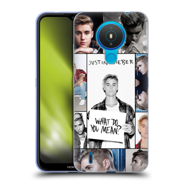 Justin Bieber Purpose Grid Poster Soft Gel Case for Nokia 1.4