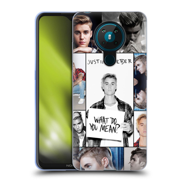 Justin Bieber Purpose Grid Poster Soft Gel Case for Nokia 5.3