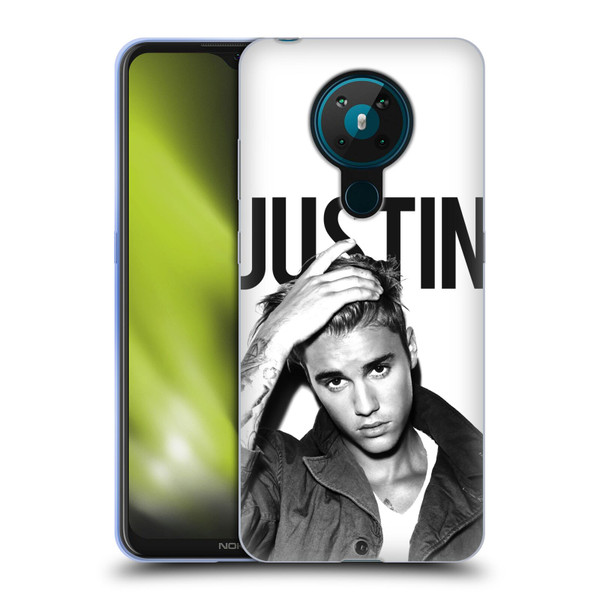 Justin Bieber Purpose Calendar Black And White Soft Gel Case for Nokia 5.3