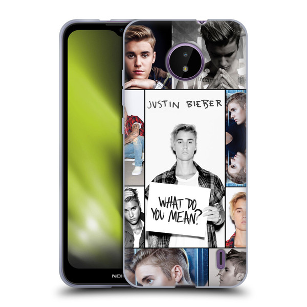 Justin Bieber Purpose Grid Poster Soft Gel Case for Nokia C10 / C20