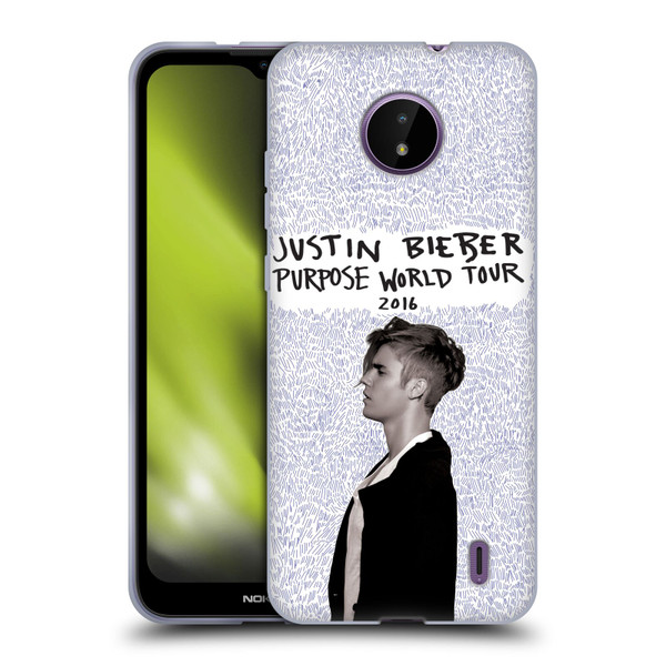 Justin Bieber Purpose World Tour 2016 Soft Gel Case for Nokia C10 / C20