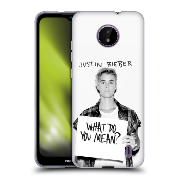 Justin Bieber Purpose What Do You Mean Photo Soft Gel Case for Nokia C10 / C20