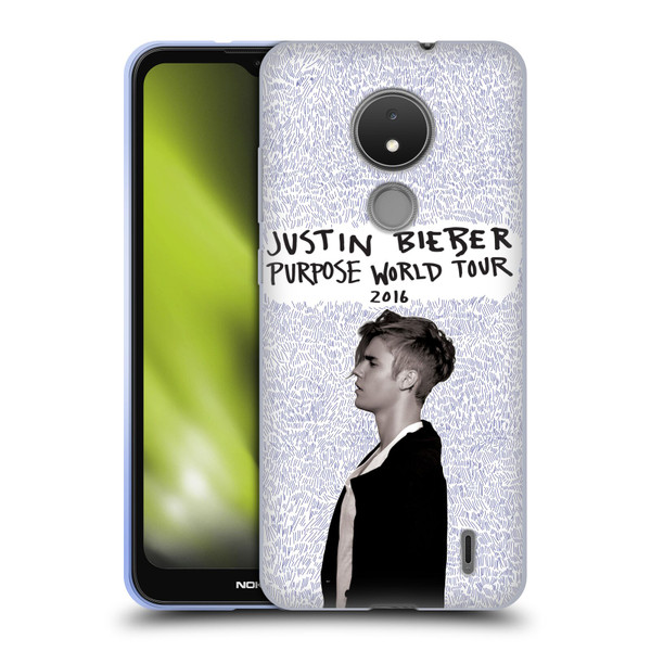 Justin Bieber Purpose World Tour 2016 Soft Gel Case for Nokia C21