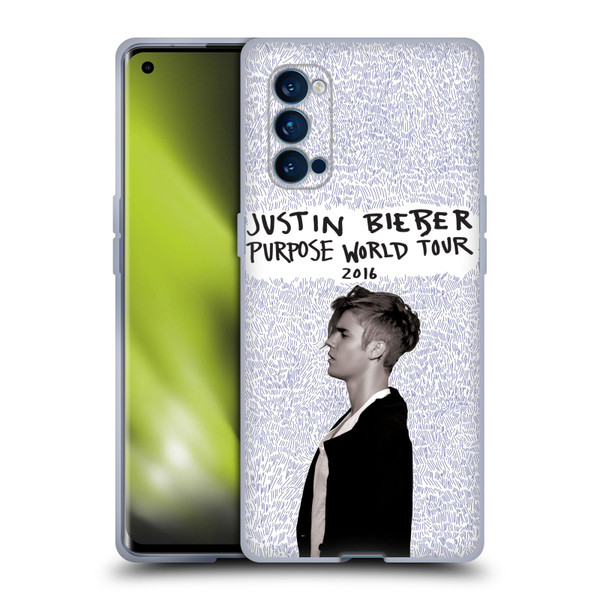 Justin Bieber Purpose World Tour 2016 Soft Gel Case for OPPO Reno 4 Pro 5G