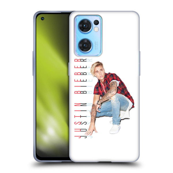 Justin Bieber Purpose Calendar Photo And Text Soft Gel Case for OPPO Reno7 5G / Find X5 Lite