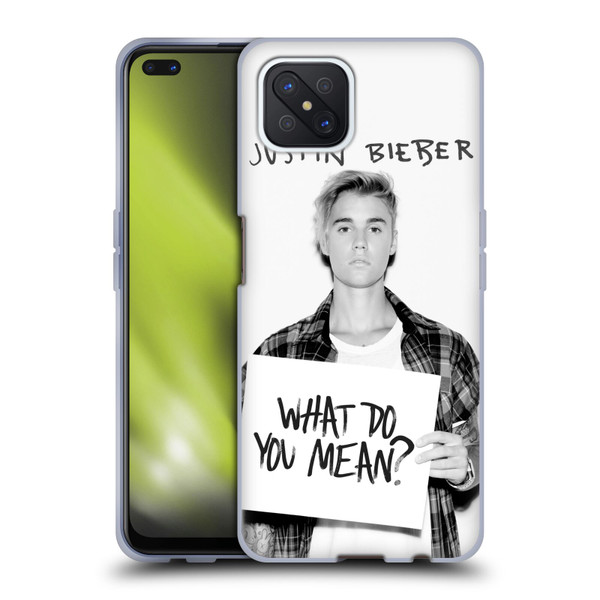 Justin Bieber Purpose What Do You Mean Photo Soft Gel Case for OPPO Reno4 Z 5G