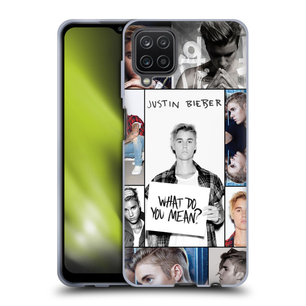Justin Bieber Purpose Grid Poster Soft Gel Case for Samsung Galaxy A12 (2020)