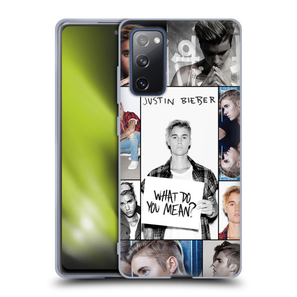 Justin Bieber Purpose Grid Poster Soft Gel Case for Samsung Galaxy S20 FE / 5G