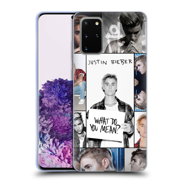 Justin Bieber Purpose Grid Poster Soft Gel Case for Samsung Galaxy S20+ / S20+ 5G