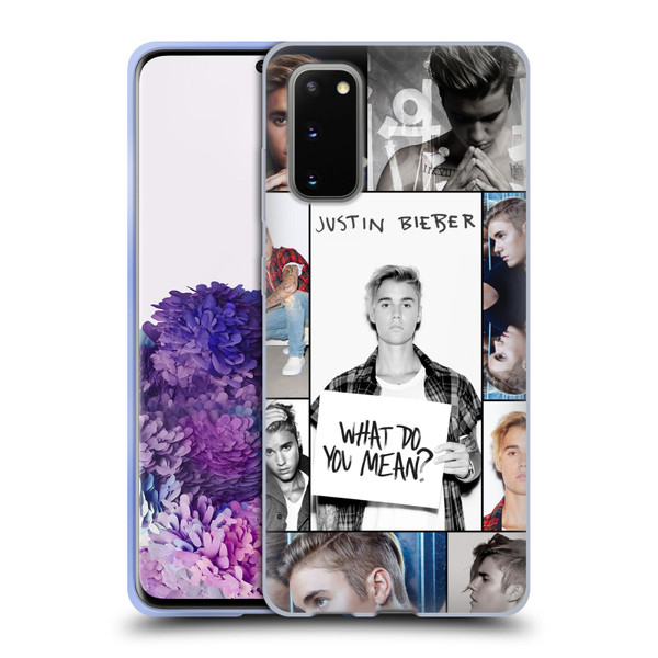 Justin Bieber Purpose Grid Poster Soft Gel Case for Samsung Galaxy S20 / S20 5G