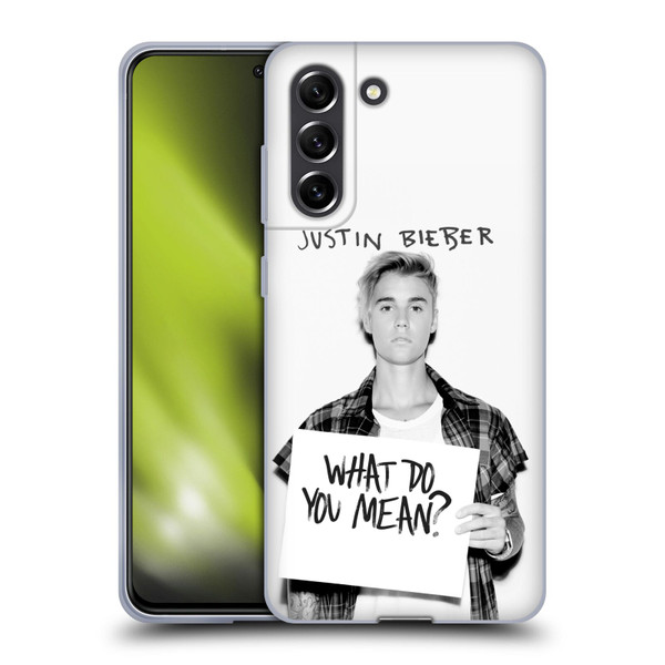 Justin Bieber Purpose What Do You Mean Photo Soft Gel Case for Samsung Galaxy S21 FE 5G