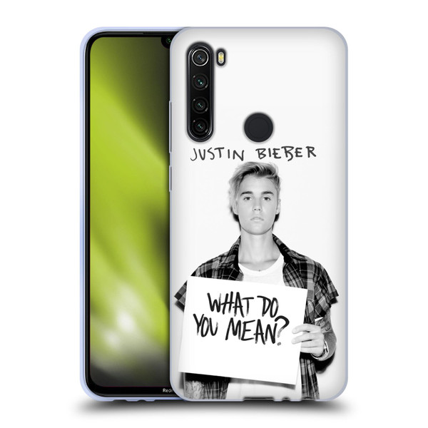 Justin Bieber Purpose What Do You Mean Photo Soft Gel Case for Xiaomi Redmi Note 8T